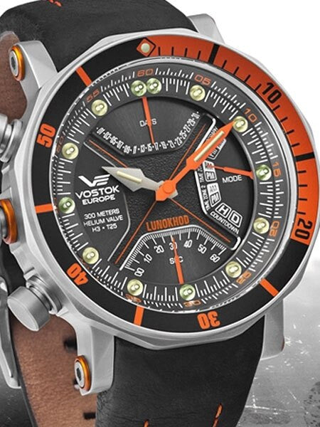 Vostok-Europe Lunokhod-2 Multi-Function Quartz Diver with Tritium Tubes #6205207