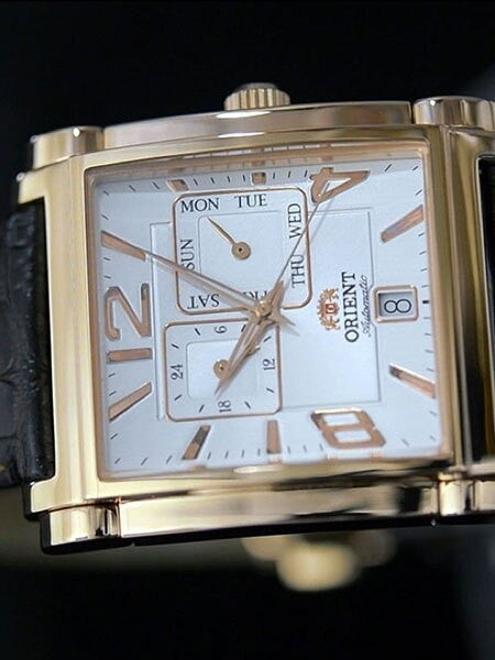 Orient Galant Automatic Dress Watch with 24-hr Sub-dial, Day-Date #ETAC008W