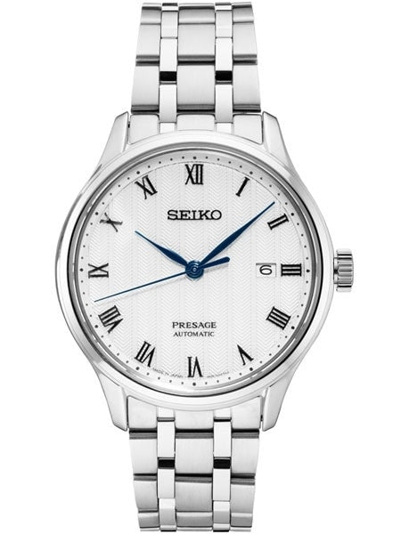 Seiko Presage Automatic Dress Watch with 41.7mm Case, and Curved Sapphire Crystal  #SRPC79