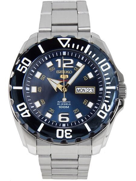 Seiko 5 Sports Automatic Sport Dive Watch with Blue Dial #SRPB37J1