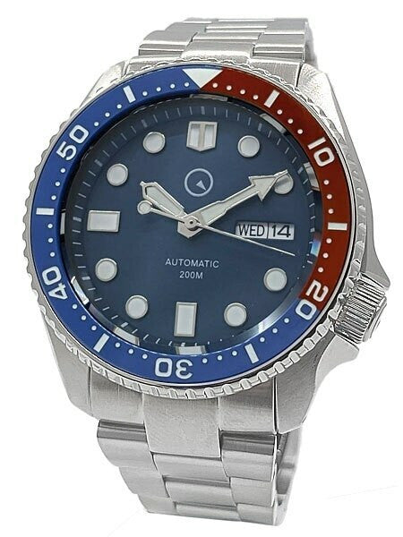 Scratch and Dent - Islander Automatic Dive Watch with  AR Sapphire Crystal, and Luminous Ceramic Bezel Insert #ISL-03