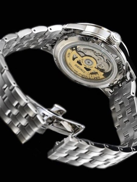 Seiko Presage "Cocktail Time" Automatic Dress Watch with Power Reserve Indicator #SSA341J1
