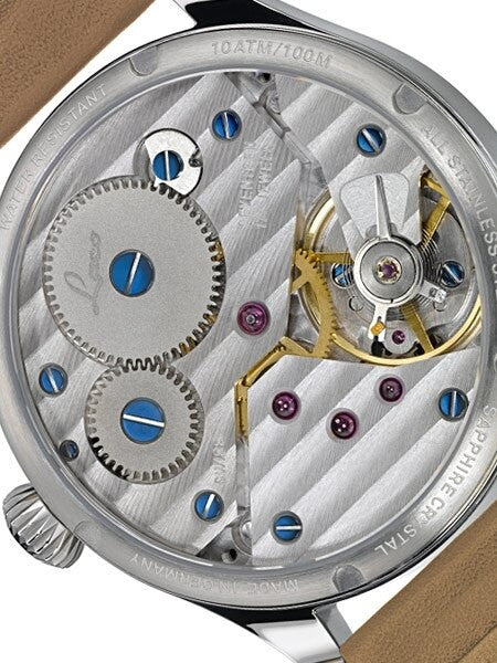 Scratch and Dent - Laco Cuxhaven Manual Winding Navy Watch with AR Sapphire Crystal #862104