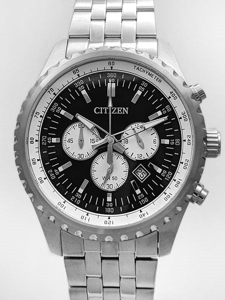 Citizen Quartz Chronograph Watch with Stopwatch, 24-Hour Sub-Dial #AN8061-54E