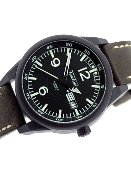 Techne Harrier Aviator Quartz Watch with 41.5mm Carbon Reinforced Polymer Case #367.172