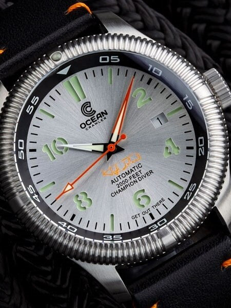 Ocean Crawler Champion Diver Swiss Automatic Watch with AR Sapphire Crystal #CD-226