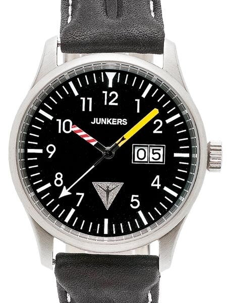 Junkers JU-52 Big Date Watch with Aviator Instrument Style Hands #6262-2
