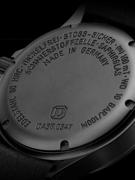 Damasko Swiss ETA Automatic with a 40mm Black PVD Case, Black Dial #DA38BK