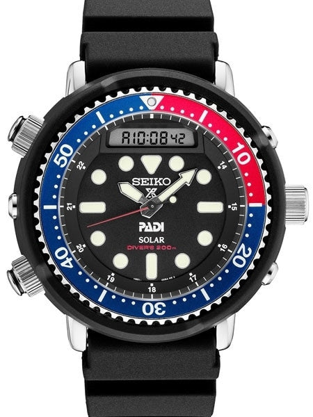 Seiko "Arnie" Prospex PADI Dive Watch with Solar Movement and 47.5mm Case #SNJ027