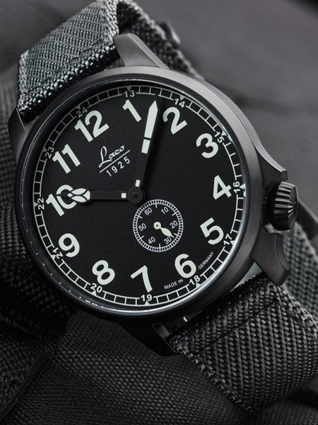 Laco JU-52 Type C Dial Automatic Pilot Watch with PVD Case and Sapphire Crystal #861908