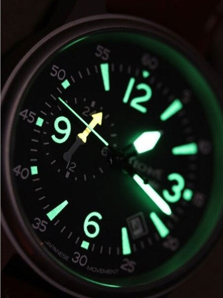 Techne Automatic 41mm Goshawk Aviator Watch with Anti-Reflective Sapphire Crystal  #411.151