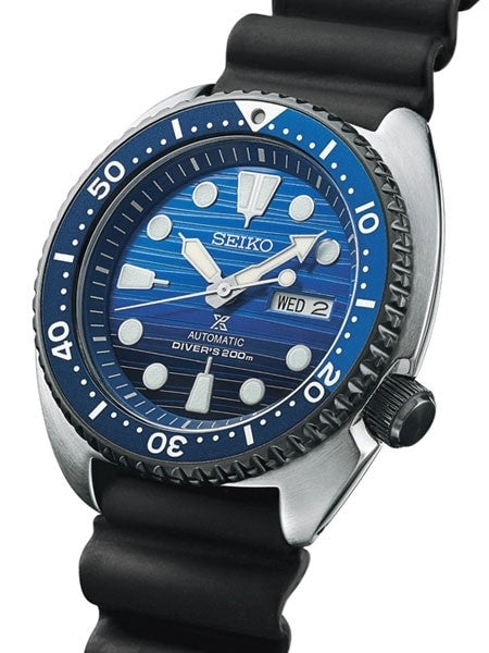 Seiko Save the Ocean Prospex Turtle Automatic Dive Watch with Silicone Dive Strap #SRPC91