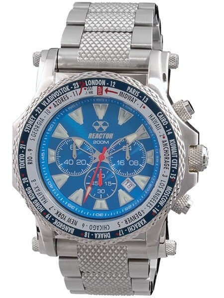Reactor Proton World Time, Chronograph Watch with Date and SuperLuminova Illumination #91903