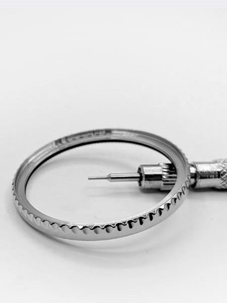 Polished Stainless Steel (Sub-Style) Bezel for Orient Kamasu watches #B15-P