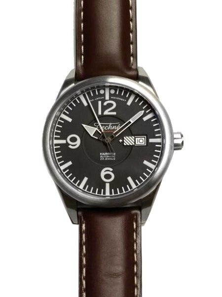 Techne Automatic 41mm Harrier Aviator Watch with Anti-Reflective Sapphire Crystal  #363.052