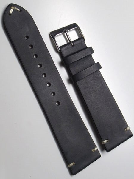 Horween Chromexcel Blue Calfskin Leather with Matching Lining and Hand-Stitching #INS-HOR41