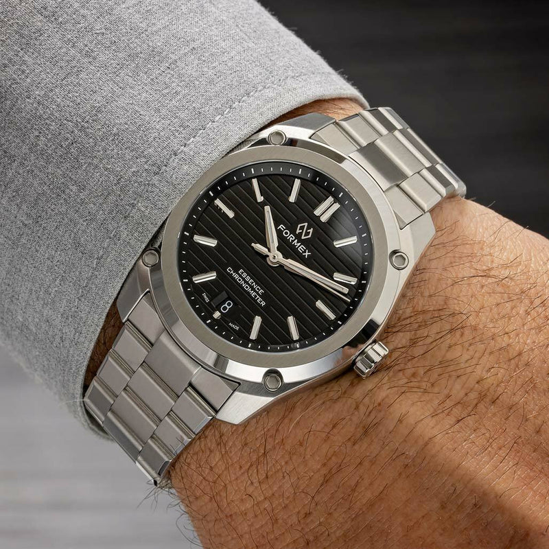 Formex Essence ThirtyNine Swiss Automatic Chronometer with Black Dial #0333-1-6621-100