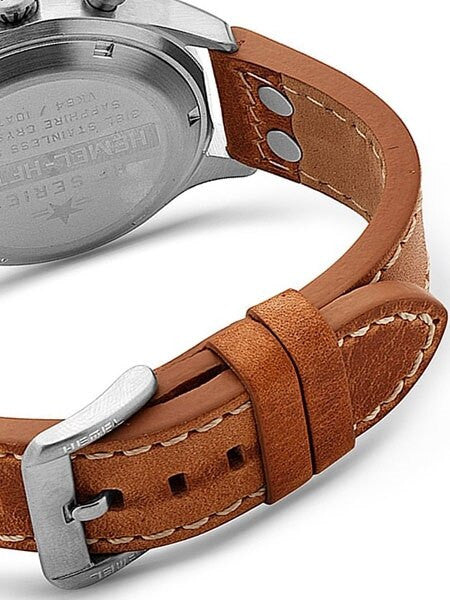HEMEL 24 Quartz Chronograph Watch with GMT Bezel and Sapphire Crystal #HFT20-VK2