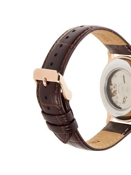 Orient Bambino 5th-Gen Automatic Dress Watch with White Dial, Arabic Numerals #RA-AC0001S10A