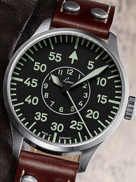 Laco Aachen Type B Dial Automatic Pilot Watch, New Sapphire