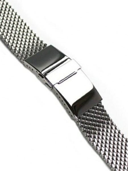 Scratch and Dent - STAIB Polished Mesh Bracelet #STEEL-2784-20725APB-P (Straight End, 20mm)