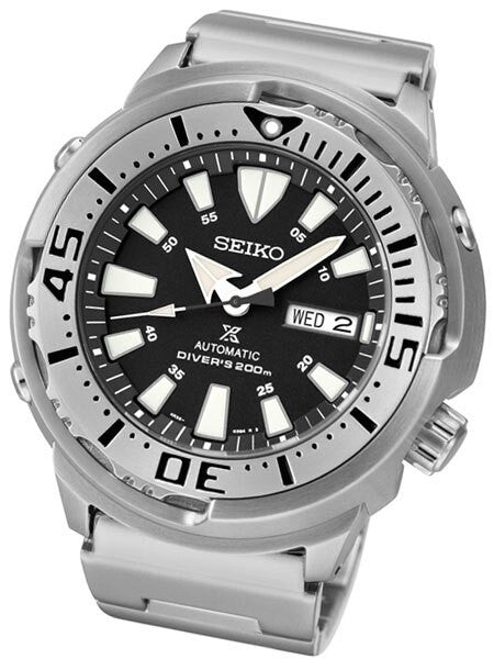 Seiko Prospex Stainless Steel Baby Tuna with Seiko 4R36, 24-Jewel Automatic Movement #SRP637