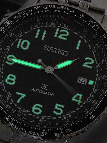 Seiko Prospex 23-Jewel, Automatic with Rotating Slide Rule Bezel #SRPB57J1