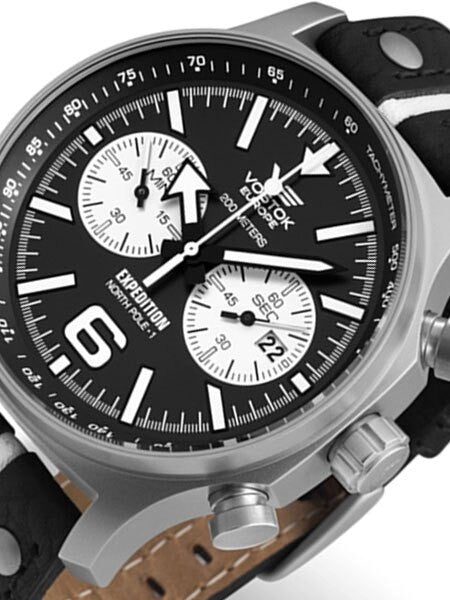 Vostok-Europe Expedition North Pole Chronograph with 60 Minute Sub-Dial #5955199