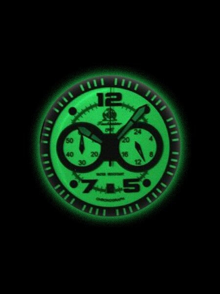 Tauchmeister T0217 Chronograph with Unique Vertical Pushers and a Luminous Dial