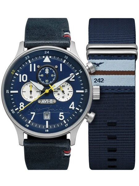 AVI-8 Hawker Hurricane Bader Chronograph Watch #AV-4072-01