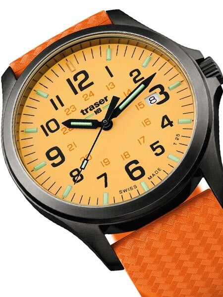 Traser Officer Pro Luminous Dial Watch with an Anti-Reflective Sapphire Crystal #107423