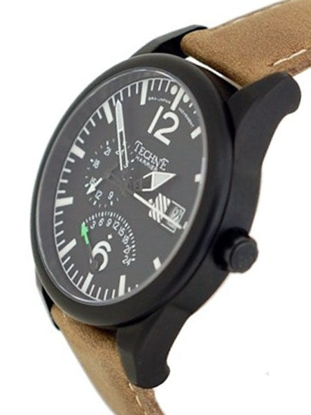 Techne 41mm Harrier Dual-Time Retrograde Watch with Sapphire Crystal  #392.162