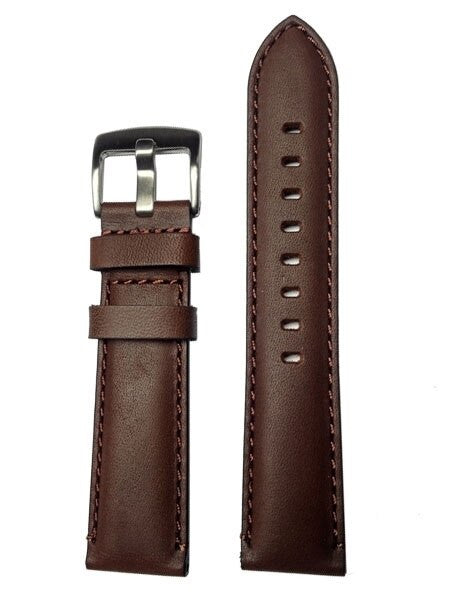 Horween Brown Calfskin Leather with Stainless Steel Buckle #INS-HOR-ESX02