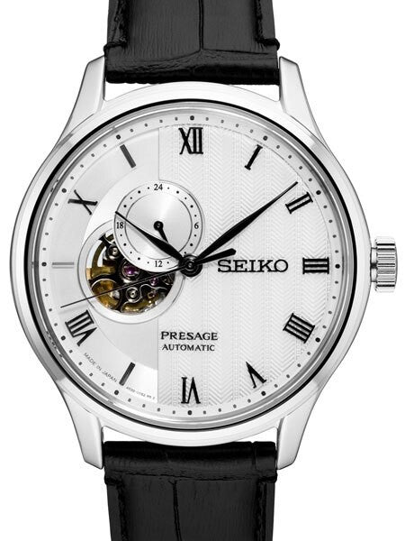 Seiko Presage Open-Heart Automatic Dress Watch with 41.8mm Case #SSA379