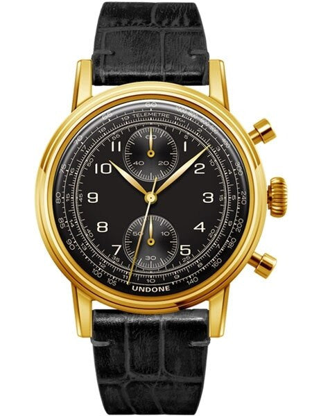 Undone Navi Two-Eye, MechaQuartz Chronograph with 60-Minute Stopwatch #Navi