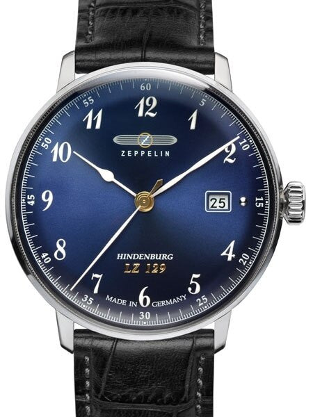 Scratch and Dent - Graf Zeppelin LZ129 Hindenburg Series Swiss Quartz Dress Watch #7046-3