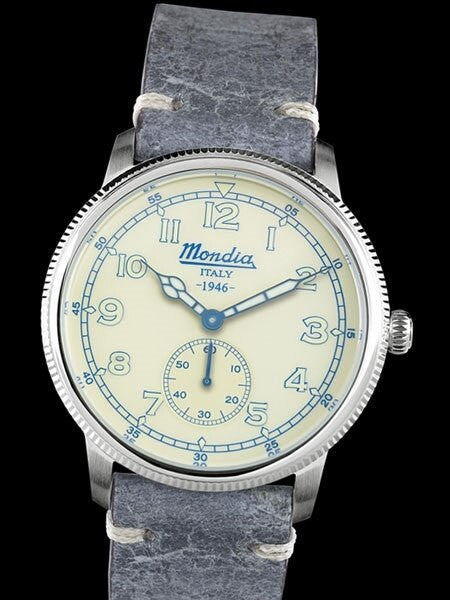 Mondia 1946 Quartz Watch with Coin-Edge Bezel #MI755SS-03BG-CP