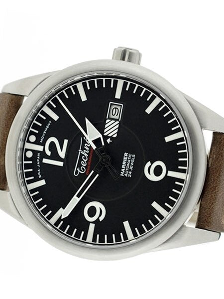 Techne Automatic 41mm Harrier Aviator Watch with Anti-Reflective Sapphire Crystal  #363.042