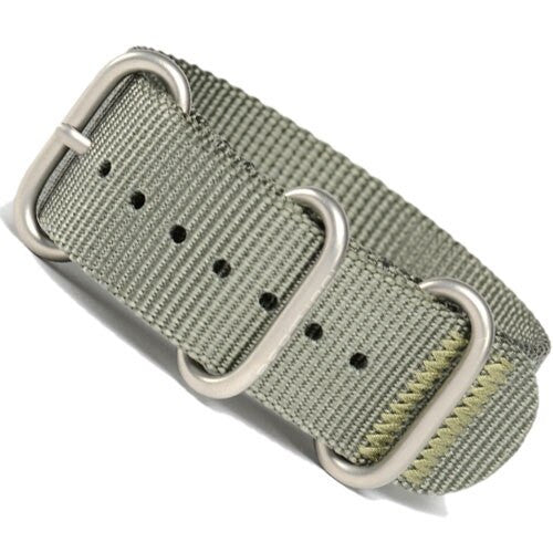 Bertucci Defender Drab DX3 Nylon Strap with Stainless Steel Buckle and Keeprs #125