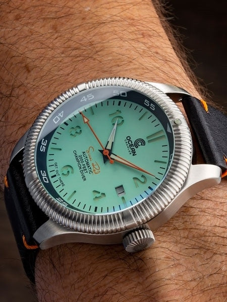 Ocean Crawler Champion Diver Swiss Automatic Watch with AR Sapphire Crystal #CD-231