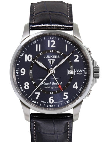 Junkers 150 Mountain Wave Project series 40mm Quartz GMT Watch