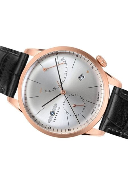 Graf Zeppelin LZ129 Flatline Automatic Watch with Power Reserve #7368-4