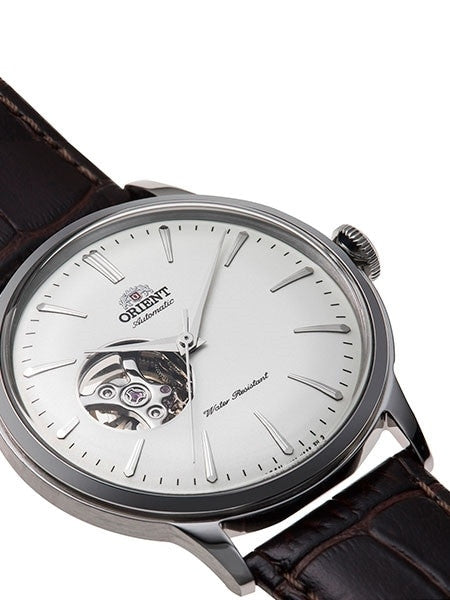 Orient Open-Heart Automatic Dress Watch with White Dial #RA-AG0002S10A
