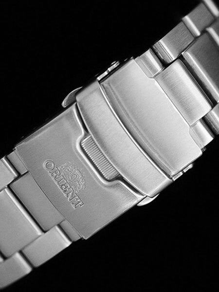 Orient M-Force Bravo Automatic Orange Dive Watch with Power Reserve Meter #EL0A003M