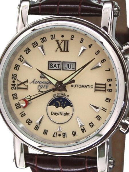 Aeromatic 1912 Automatic Calendar Watch with Day-Night Indicator #A1406