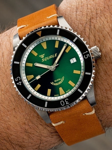 Squale Montauk 300 Meter Swiss Made Automatic Dive Watch with Sapphire Crystal #MTK-06