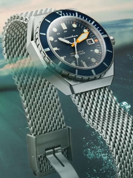 Spinnaker Dumas Automatic 300 Meter Dive Watch with Stainless Steel Mesh Bracelet #SP-5081-22