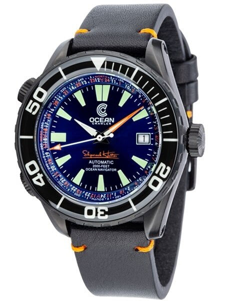 Ocean Crawler Ocean Navigator Swiss Automatic with Titanium Case,  AR Sapphire Crystal #CD-422