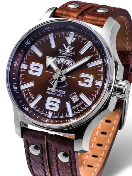 Vostok-Europe Expedition North Pole Automatic Watch with 24-hour Sub-Dial #5951274
