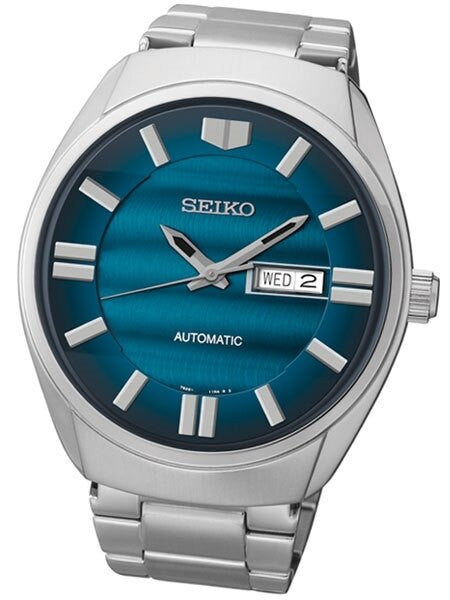 Seiko Recraft Series Automatic Watch with 43.5mm Stainless Steel Case and Matching Bracelet #SNKN03